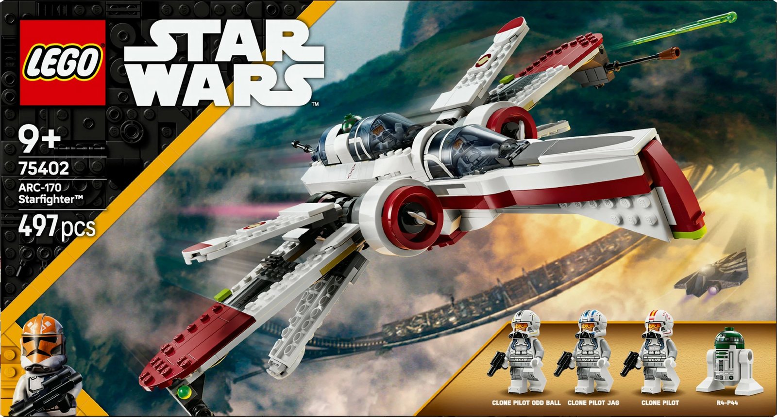 Set ndërtimi LEGO Star Wars ARC-170 Starfighter, shumëngjyrësh Set ndërtimi LEGO Star Wars ARC-170 Starfighter, shumëngjyrësh