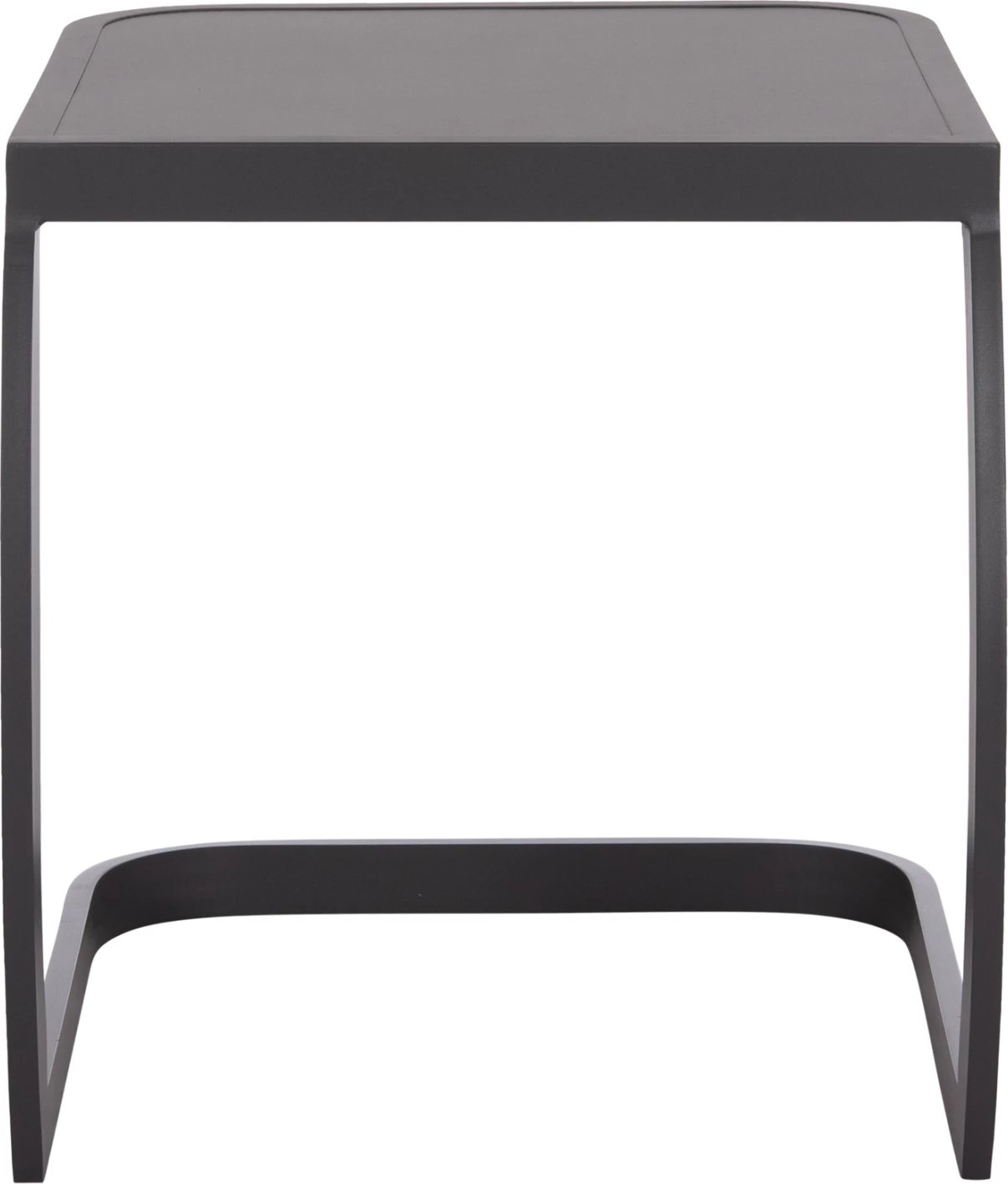 Tavolinë anësore për shezlong, alumini, ngjyrë gri, RICKON FH6324.01, 45x48x49.5cm