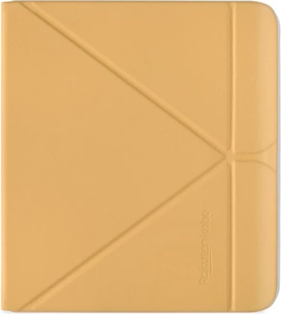 Mbështjellës e-reader Kobo SleepCover Libra N428-AC-YL-E-PU, palosje-stand, auto sleep/wake, për Kobo Libra, 195x155x20 mm, e verdhë