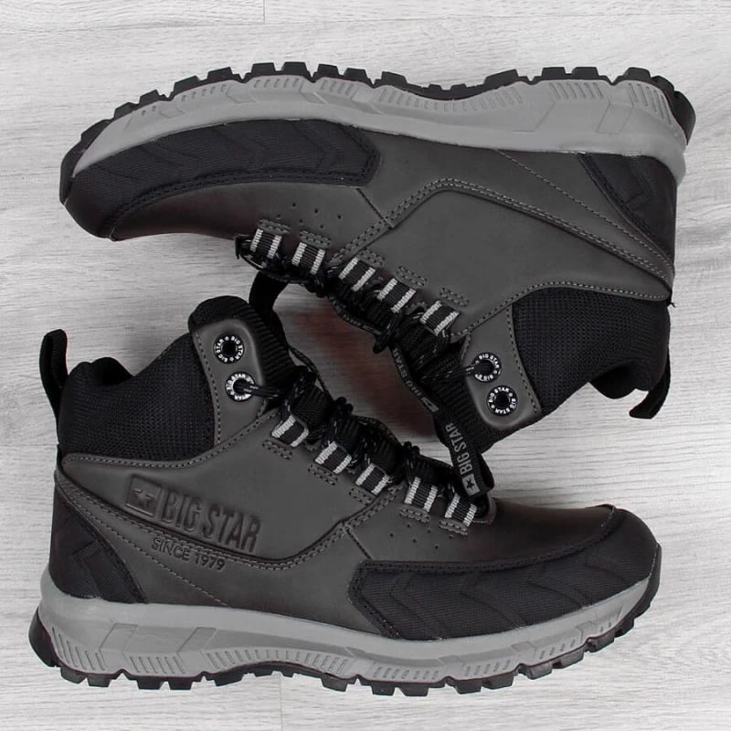 Çizme hiking për djem Big Star, gri