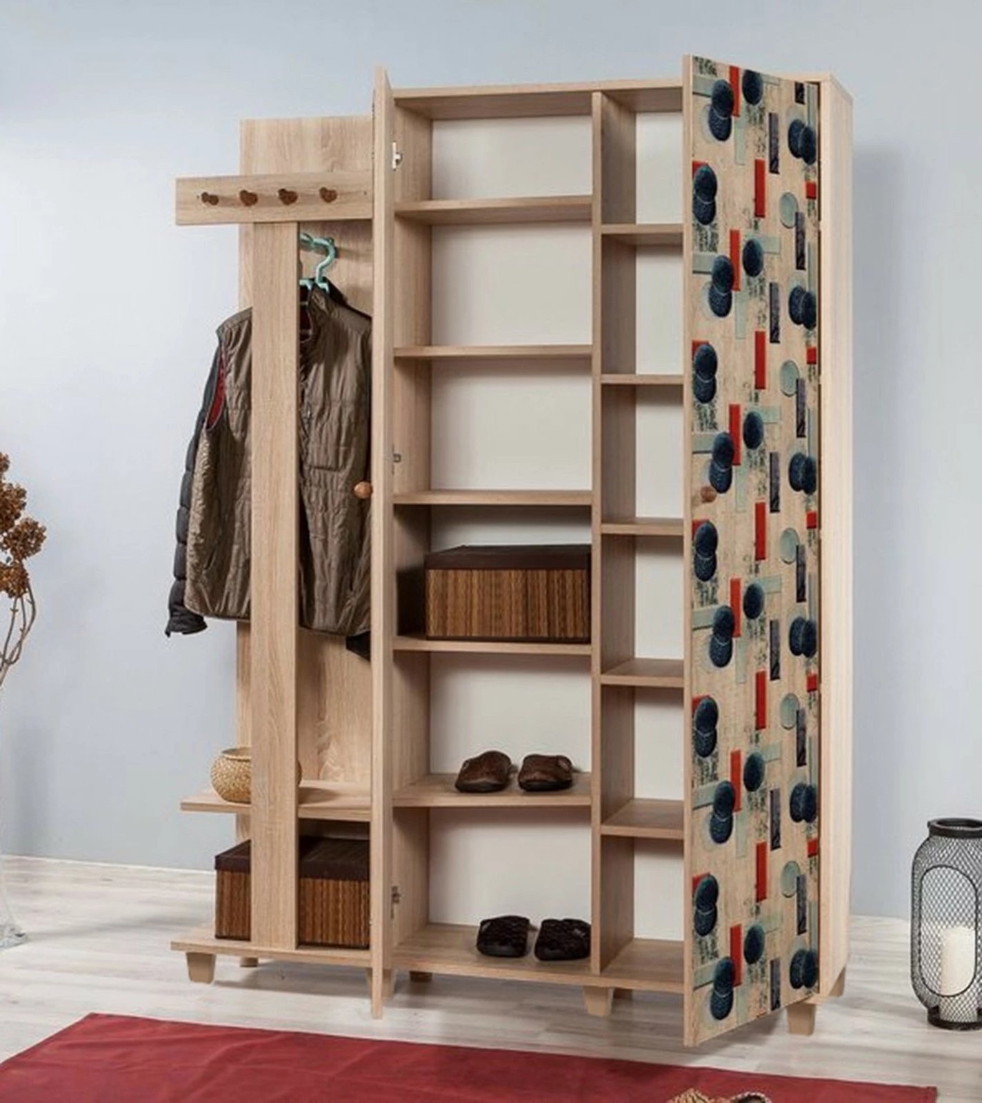 Stendë për korridor, ngjyrë lisi Sonoma, Garmanto 135-520