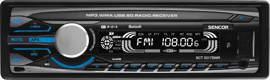 Radio player Sencor SCT 5017BMR me Bluetooth, USB/SD/MMC, i zi