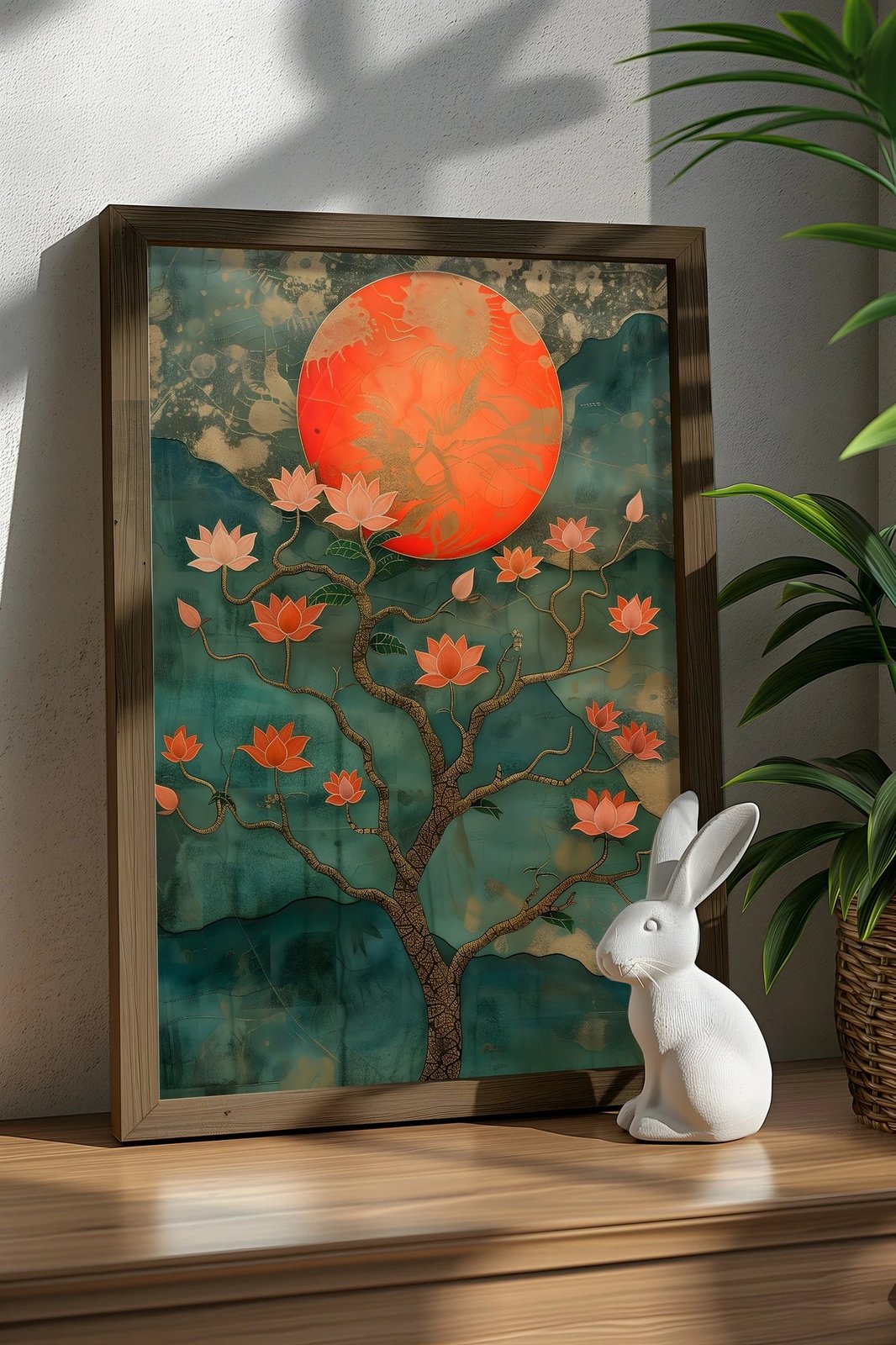 Pikturë dekorative me kornizë MDF, shumëngjyrëshe, AI145