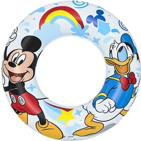 Rreth noti fryrës, Bestway, Mickey and Friends 56 cm, për fëmijë 3-6 vjeç, vinyl, shumëngjyrësh