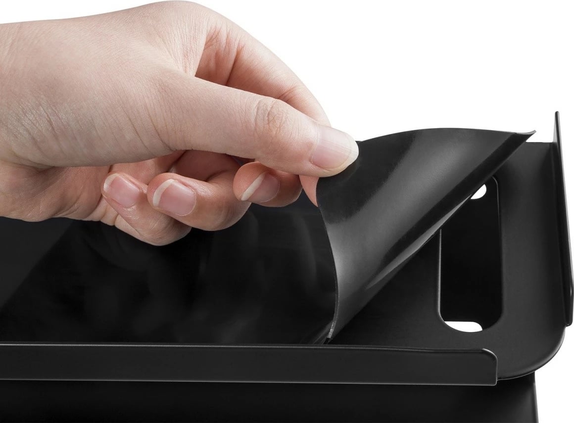 Raft murale/mbas TV, Maclean, MC-904, 2-në-1 me dy nivele, ngarkesë 2 kg, e zezë