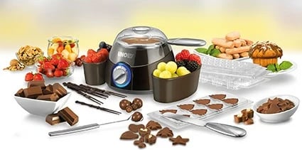 Pajisje për shkrirje çokollate Unold 48667, 0.25 L, Kafe, Argjend