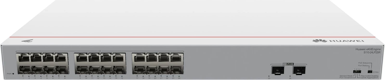 Switch Huawei S110-24LP2SR, 24x GE PoE+, 2x SFP, 124W