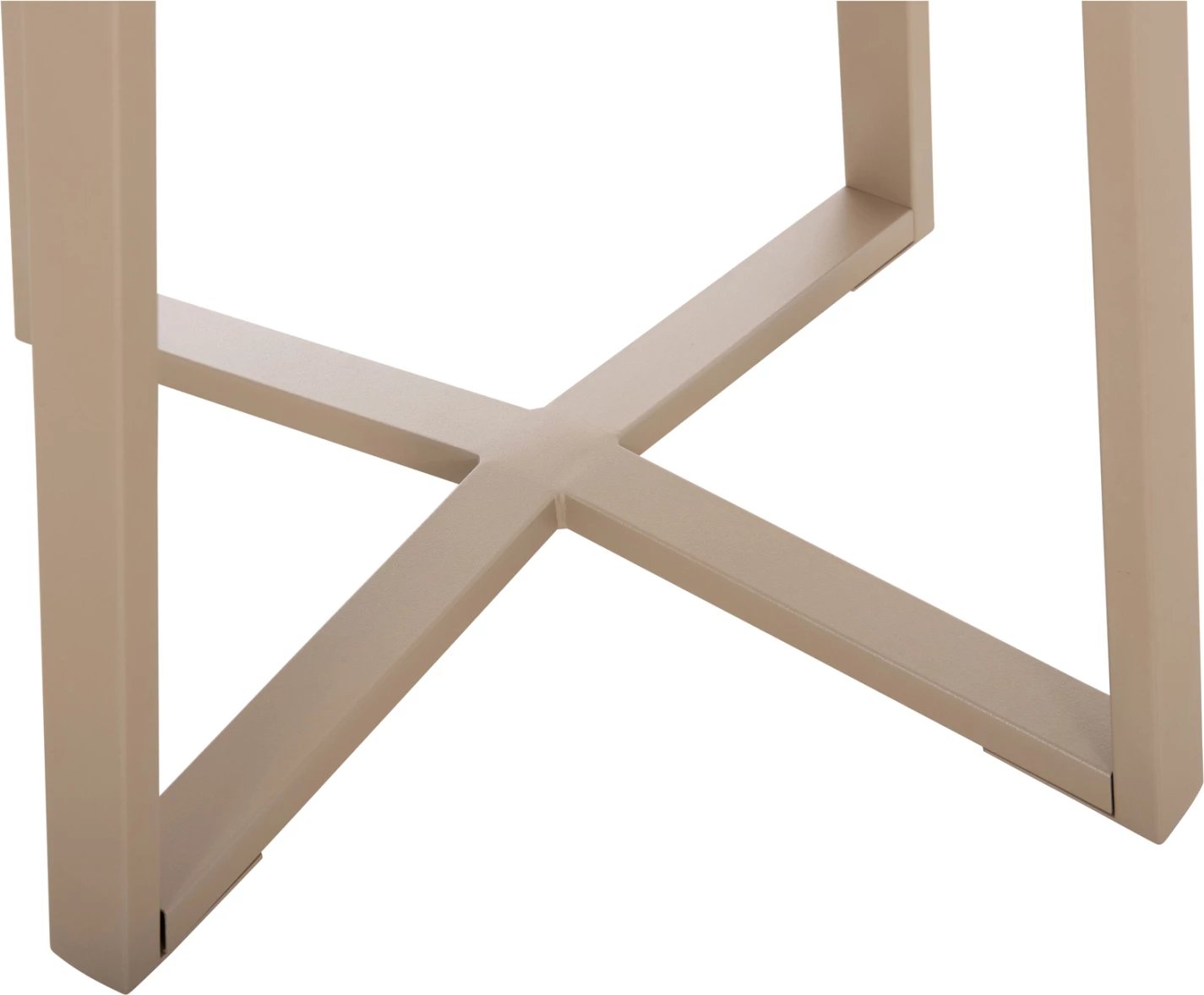 Këmbë tavoline metalike, ngjyrë kapuçino, FH470.25, 60x60x72cm