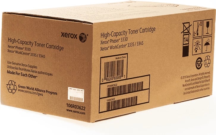 Toner Xerox 106R03622 kapacitet i lartë XL 8000 faqe i zi