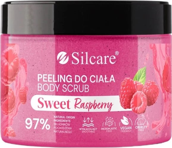 Peeling trupi për femra Silcare Sweet Raspberry, 350ml