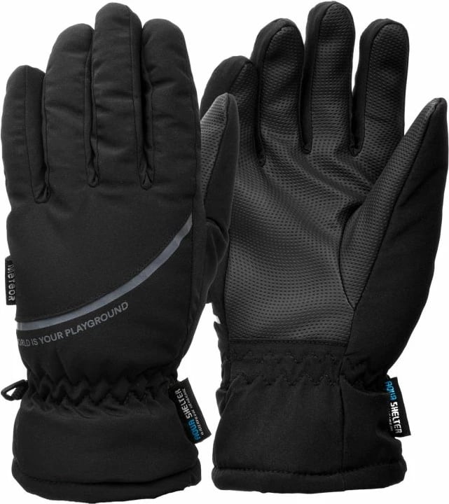 Doreza dimri Meteor, unisex, të zeza