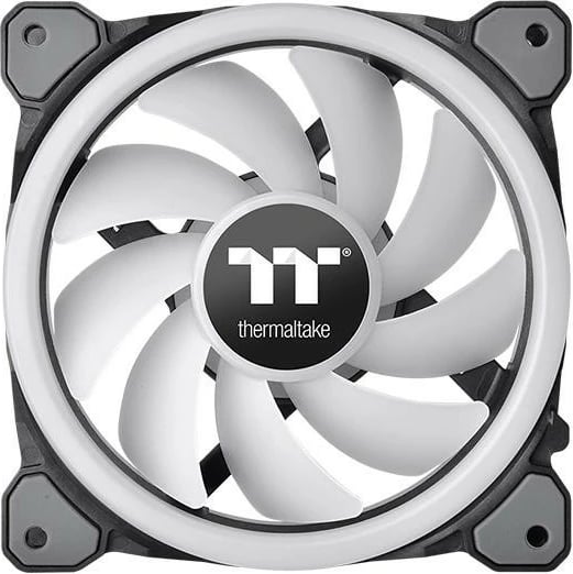 Ventilatorë RGB për kasë Thermaltake Riing Trio 12, set 3x120mm, 500-1400 RPM, RGB