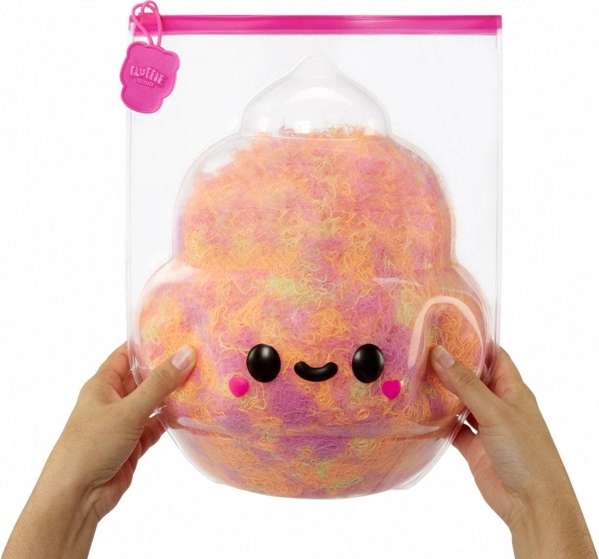 Lodër pelushi Fluffie Stuffiez nga MGA, model Akullore, shumëngjyrëshe, Large