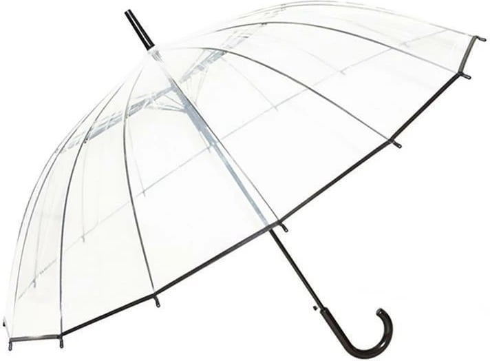 Çadër automatike transparente NEXT Ø88cm, e zezë ose e bardhë