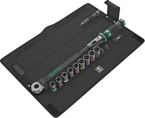 Çelës momenti WERA 05075681001, 510 mm, set me kokëza