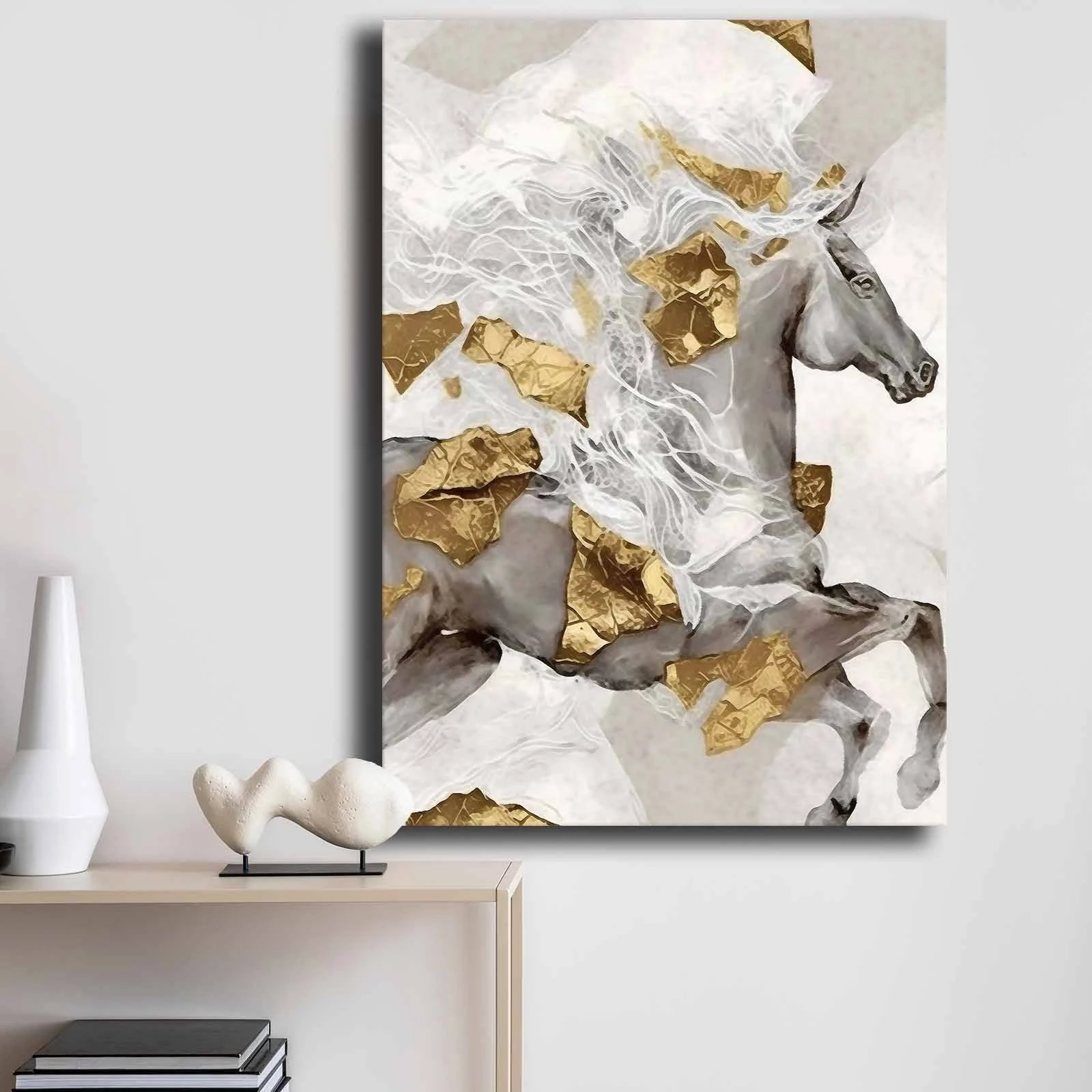 Pikturë dekorative në kanavacë Wallity, 70100GSC-013, shumëngjyrëshe, 70x100cm