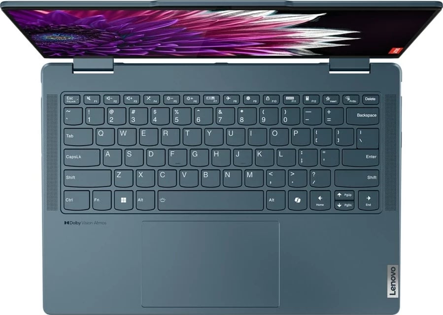 Laptop Lenovo Yoga 7 2-in-1, 14", Intel Core Ultra 5 125H, 16 GB RAM, 512 GB SSD, Teal