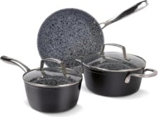 Set tenxhere Lamart LT1283, 5 pjesë, Granit, e zezë/gri