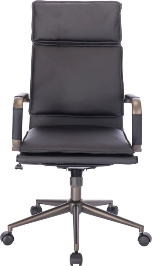 Karrige zyre Elite, ngjyrë e zezë-gunmetal, 54x64x109.5