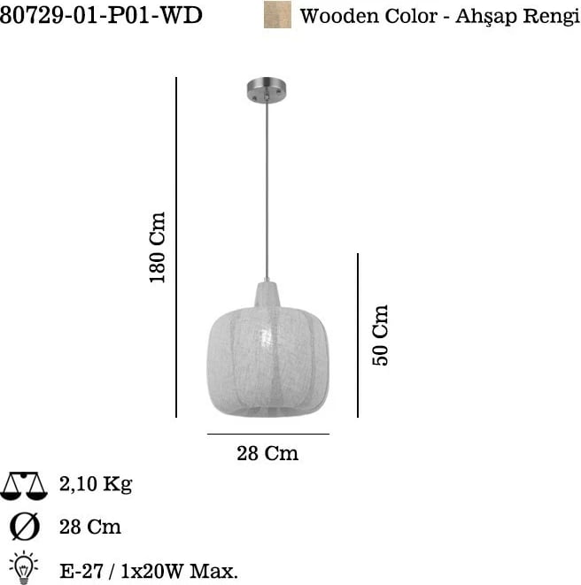 Llambë tavani Opviq, Tormes, ngjyrë llak antik, 01-P01-WD