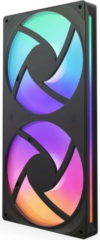 Ventilator për kasë NZXT F280 RGB CORE PWM, 280mm, i zi, RGB
