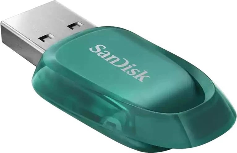 USB SanDisk Ultra ECO, USB 3.2, 100MB/s, 256GB, e gjelbër