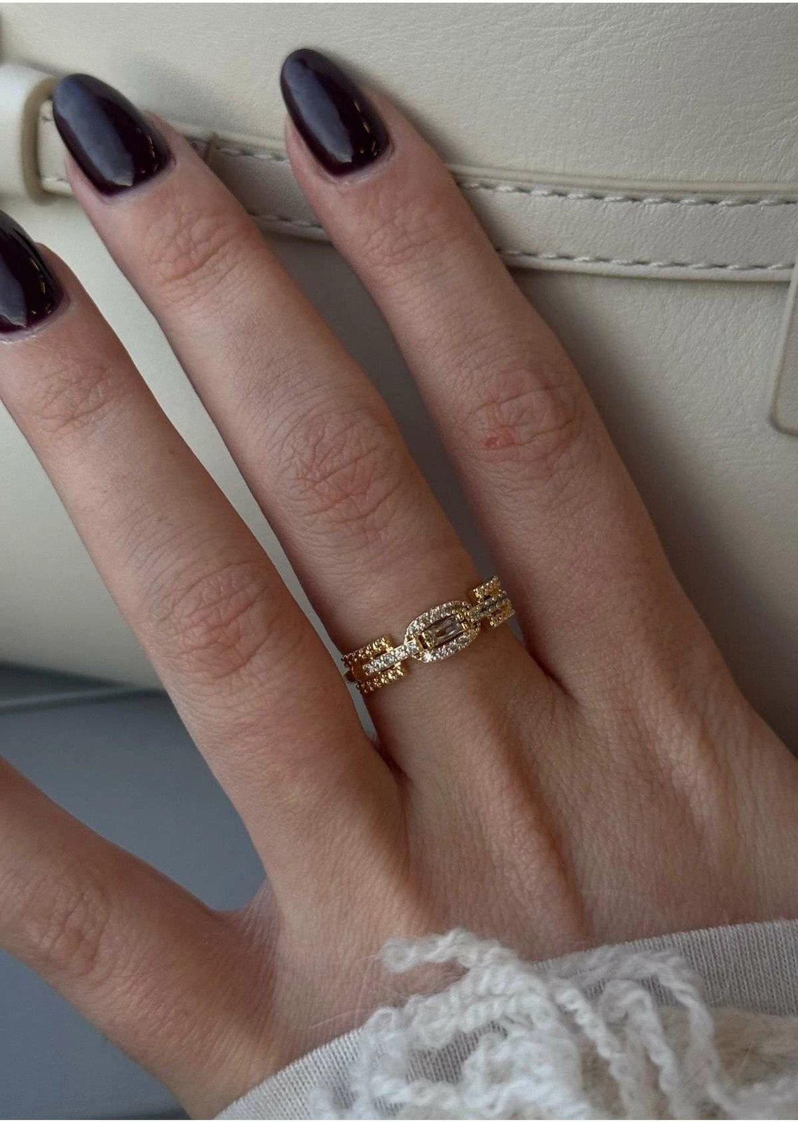 Unazë prej bronzi, ngjyrë ari, Jumeon, KPEGMSA35068