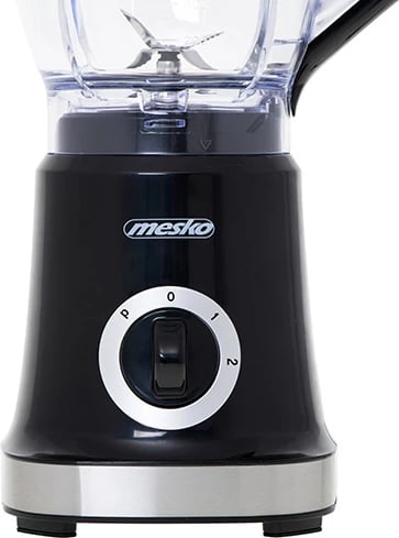 Blender, Mesko, MS 4079, 1.8L 1000W max 2 shpejtësi + Pulse, gotë plastike BPA-free, thikë inoksi 4-tejshme, e zezë Blender, Mesko, MS 4079, 1.8L 1000W max 2 shpejtësi + Pulse, gotë plastike BPA-free, thikë inoksi 4-tejshme, e zezë
