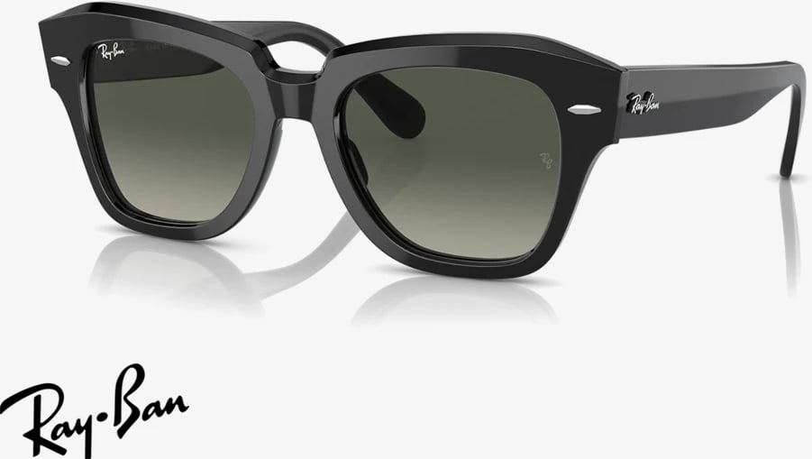 Syze dielli unisex Ray-Ban RB2186 901/71 49