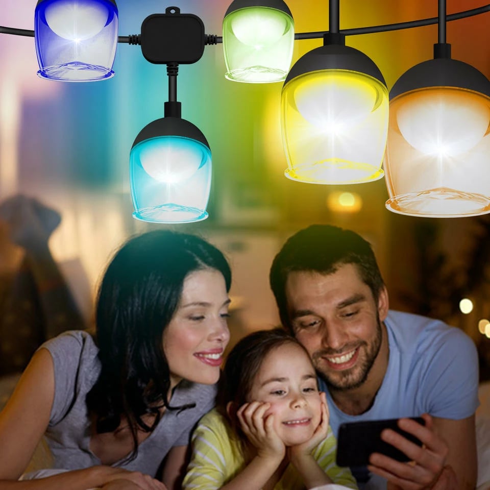 Drita LED Tech Time WIFI LED Winebowl Bulb String Lights- Smart Tuya APP