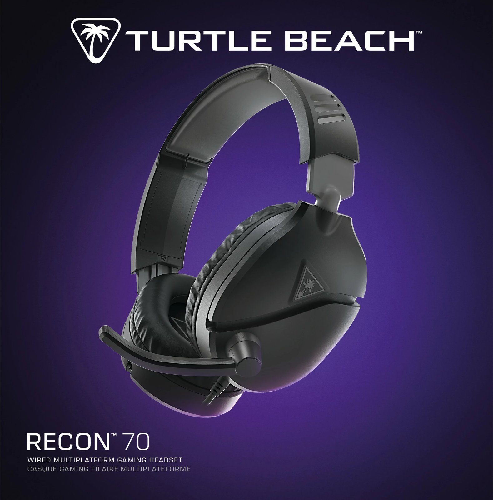 Kufje Turtle Beach Recon 70 PC, over-ear, me mikrofon, 3.5mm, e zezë