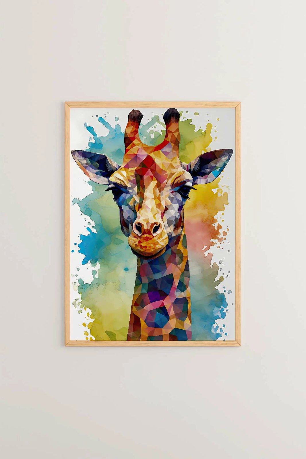 Pikturë dekorative me kornizë, shumëngjyrëshe, Wallity, Mscartmdl27