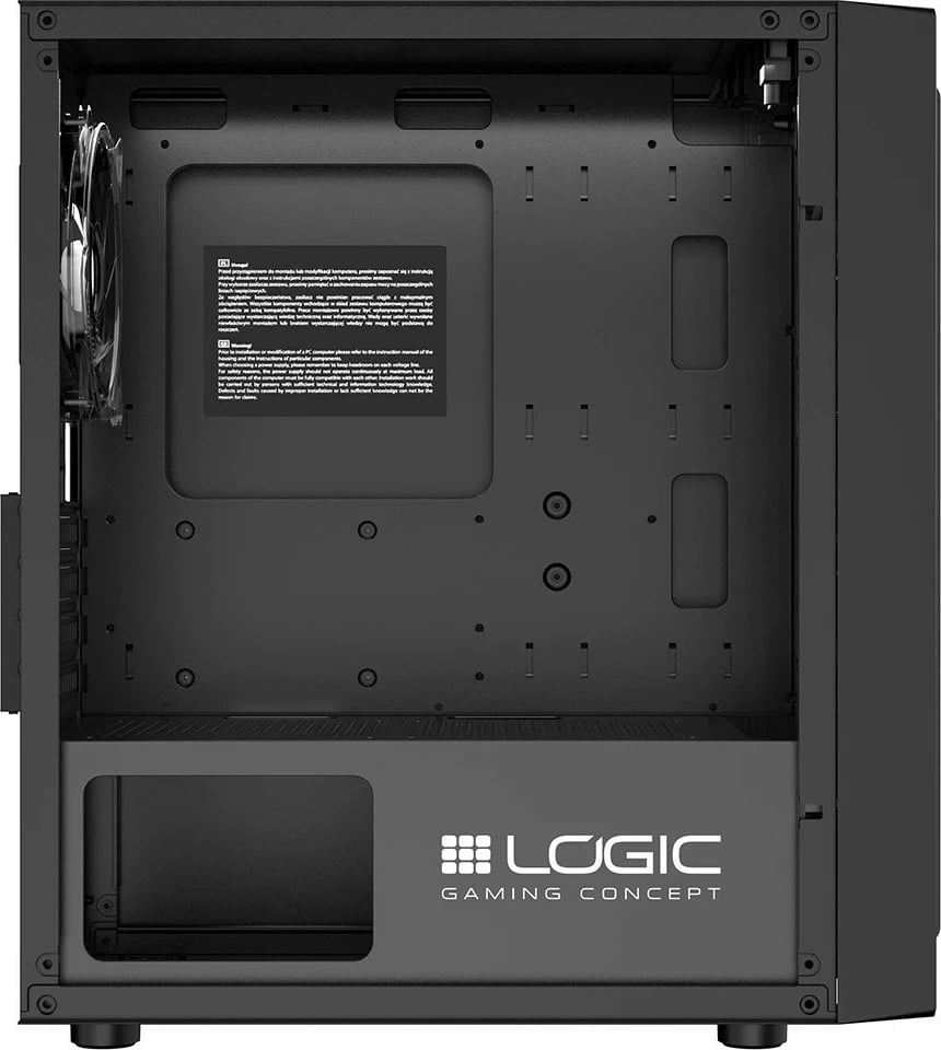 Kasë Logic Concept ATOS ARGB MINI USB 3.0, Mini Tower, e zezë Kasë Logic Concept ATOS ARGB MINI USB 3.0, Mini Tower, e zezë