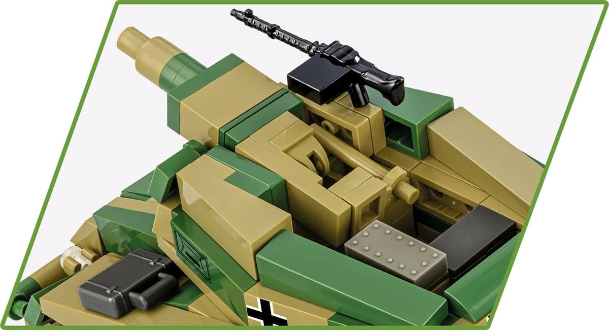 Set ndërtimi Cobi Klocki Historical Collection Sd.Kfz. 234/3 Stummel, 438 pjesë, me 2 figura, kamuflazh Set ndërtimi Cobi Klocki Historical Collection Sd.Kfz. 234/3 Stummel, 438 pjesë, me 2 figura, kamuflazh
