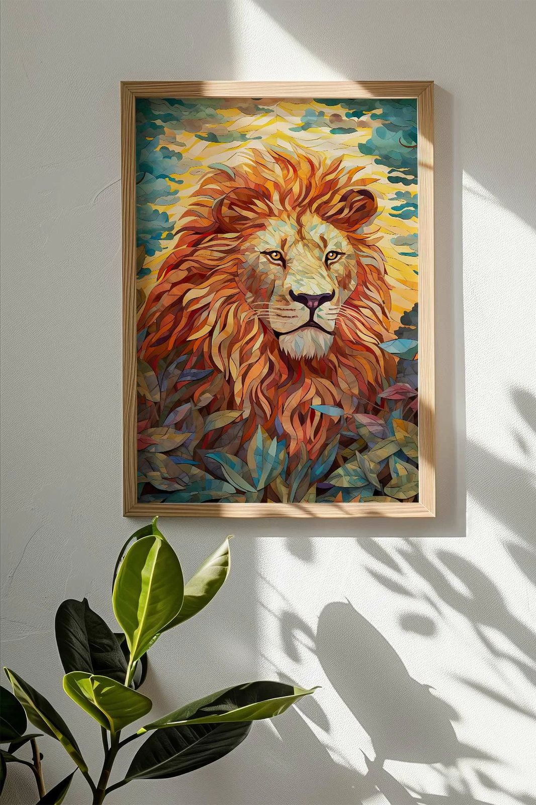 Pikturë dekorative me kornizë, shumëngjyrëshe, Wallity, Mscartmdl24