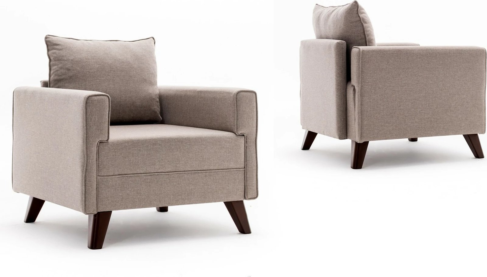 Fotel një vendësh Atelier del Sofa, Bella, krem