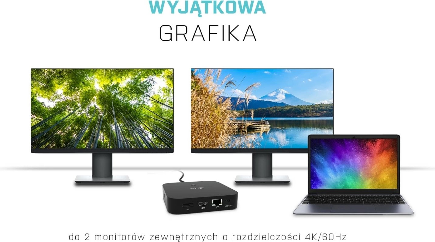 Stacion dokimi i-tec C31HDMIDPDOCKPD100, USB-C HDMI, 112W, i zi