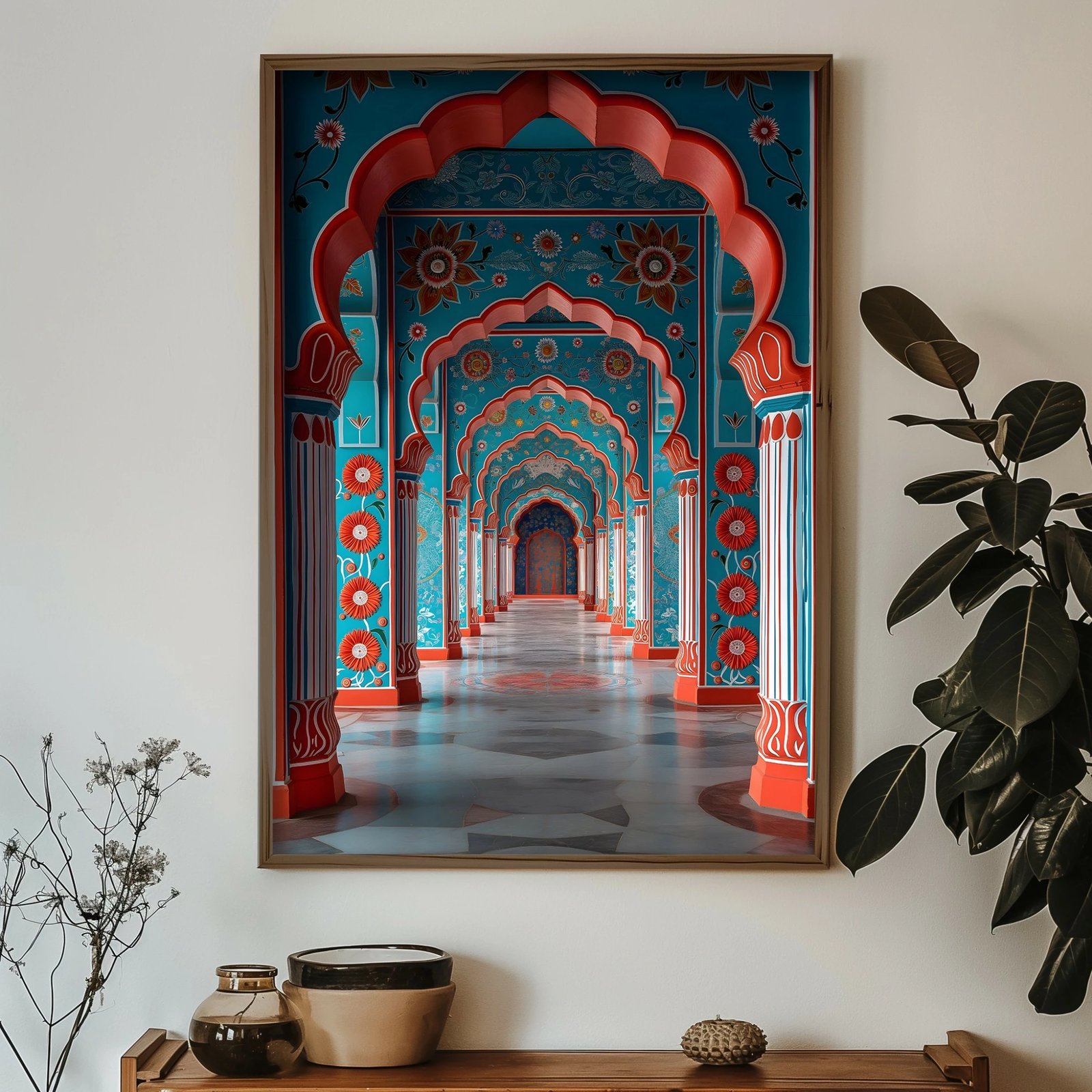 Pikturë dekorative me kornizë MDF, Wallity, GE122-L