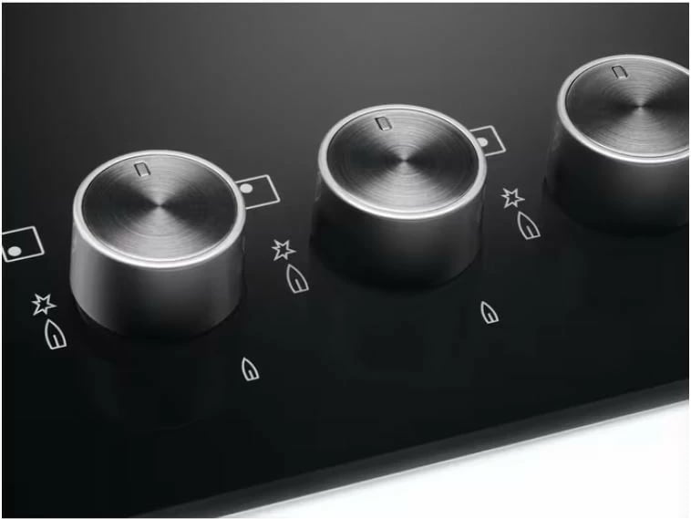 Sobë gazi Electrolux EGG6426SK, 4 zona, xham, e zezë