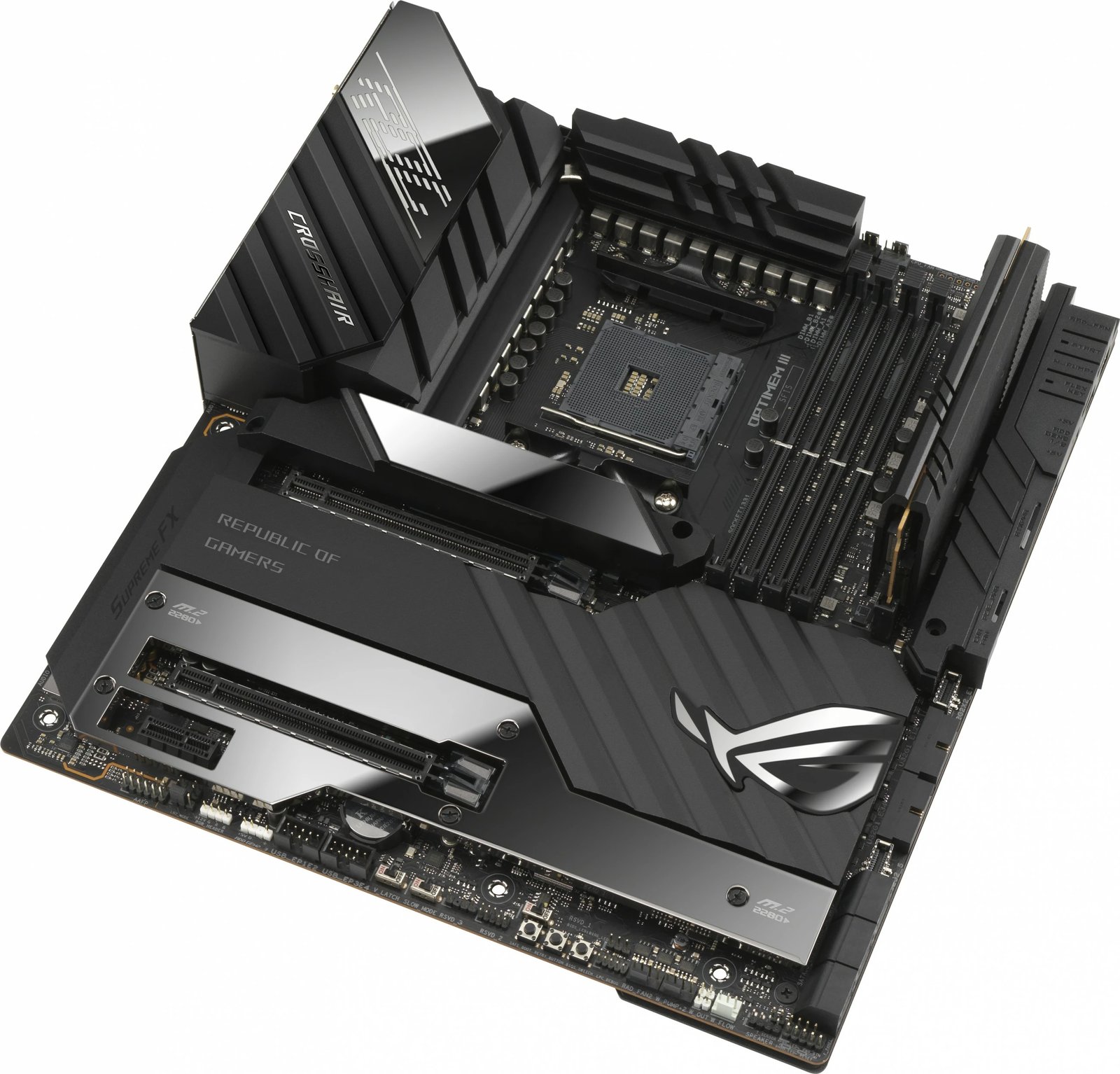 Pllakë amë ASUS ROG Crosshair VIII Extreme, AMD, Socket AM4, 128 GB, E zezë