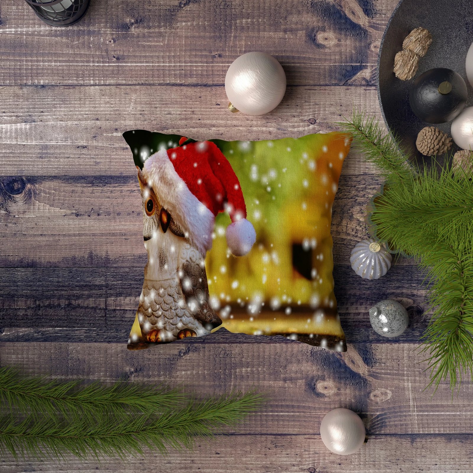 Jastëk dekorativ Aberto Design, NYXMAS052, shumëngjyrësh, 43x43cm