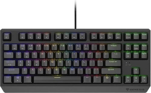 Tastierë mekanike Genesis Thor 230 TKL, Outemu Brown, RGB, anglisht, e zezë