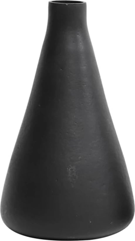 Vazo ESANA, qelq i zi, 14x14x25cm