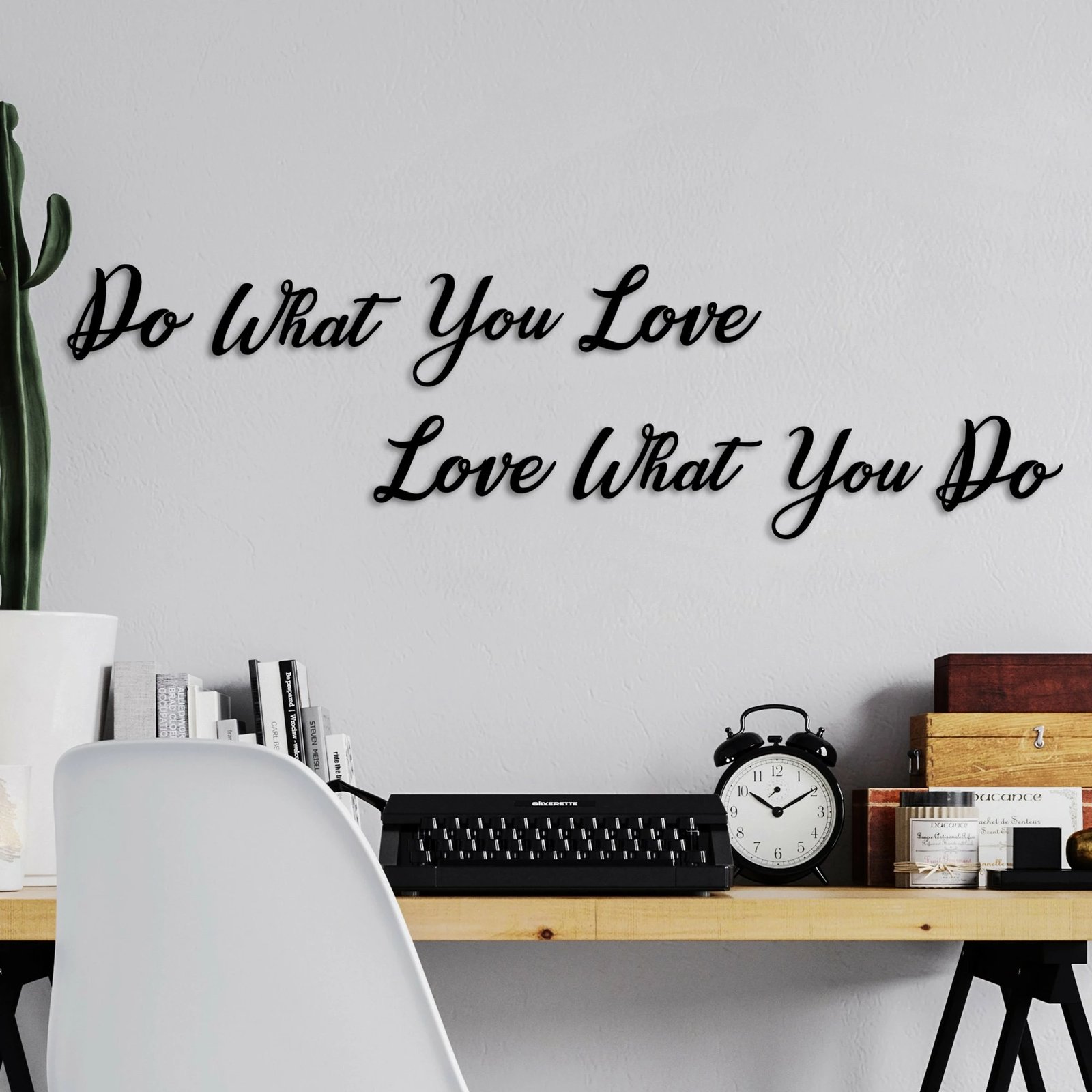 Aksesor dekorativ metalik për mur, Wallity, Do Love Love Do