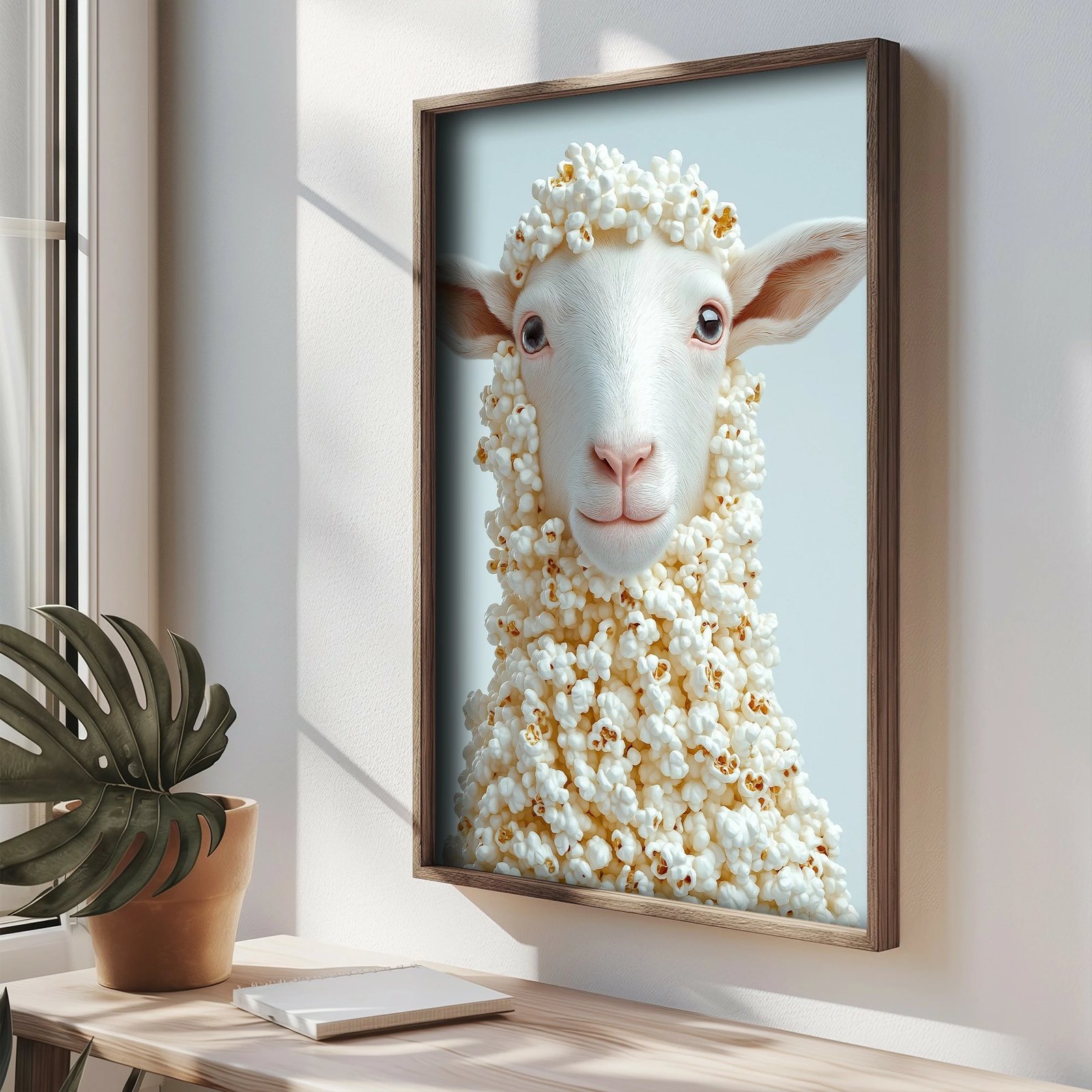 Pikturë dekorative me kornizë MDF, Wallity, TUN005-XL, shumëngjyrëshe, 50x70x3.5cm