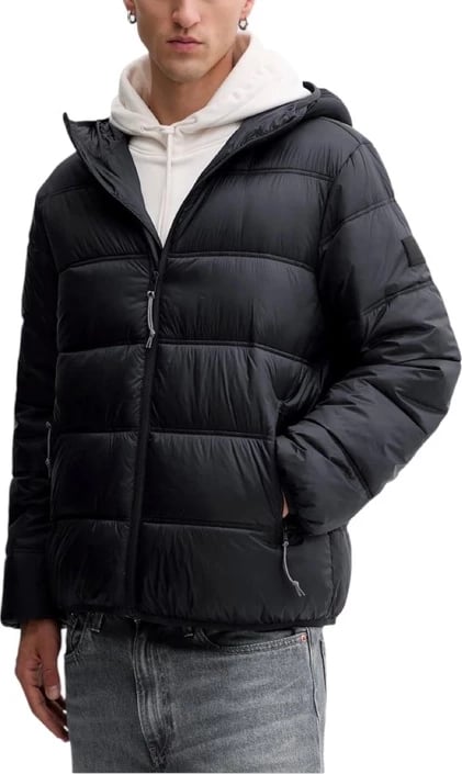 Jakne Tommy Hilfiger Jeans për meshkuj, e zezë