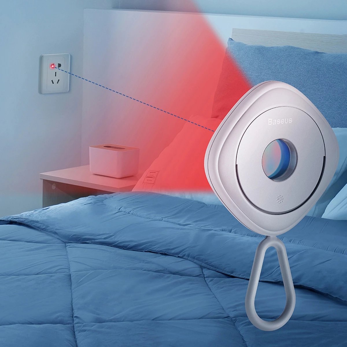 Detektor kamerash të fshehura Baseus Heyo FMHY000002, i bardhë