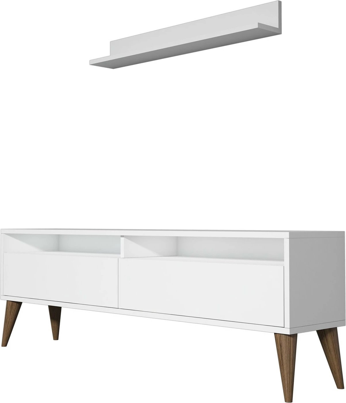 Komodë TV Hanah Home, Best, e bardhë