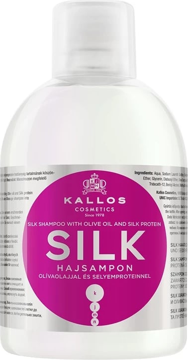 Shampon për femra Kallos Silk, 1000ml