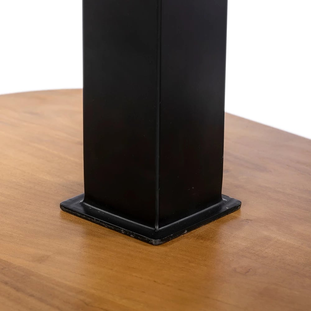 Tavolinë kafeje Level, ngjyrë arre e zezë, 95x65x48